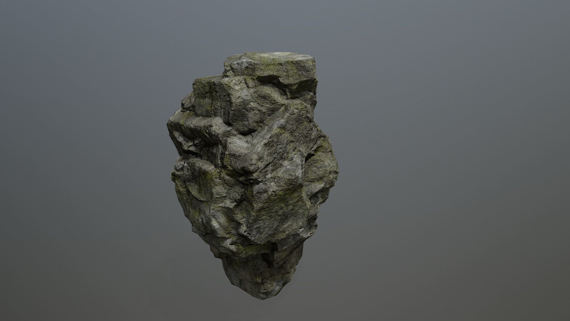 rocks rock Low-poly 3D model_15