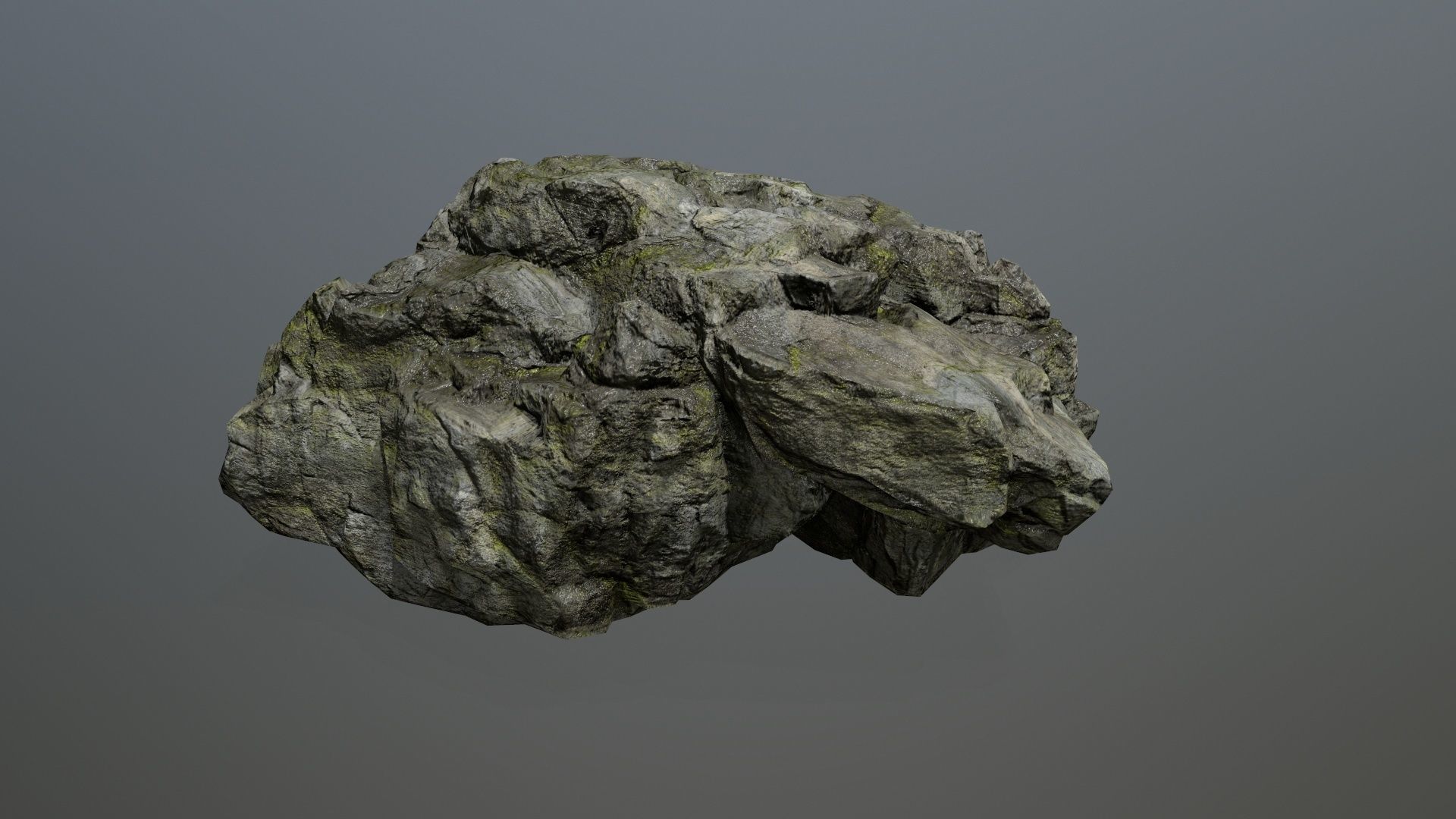 rocks rock Low-poly 3D model_21