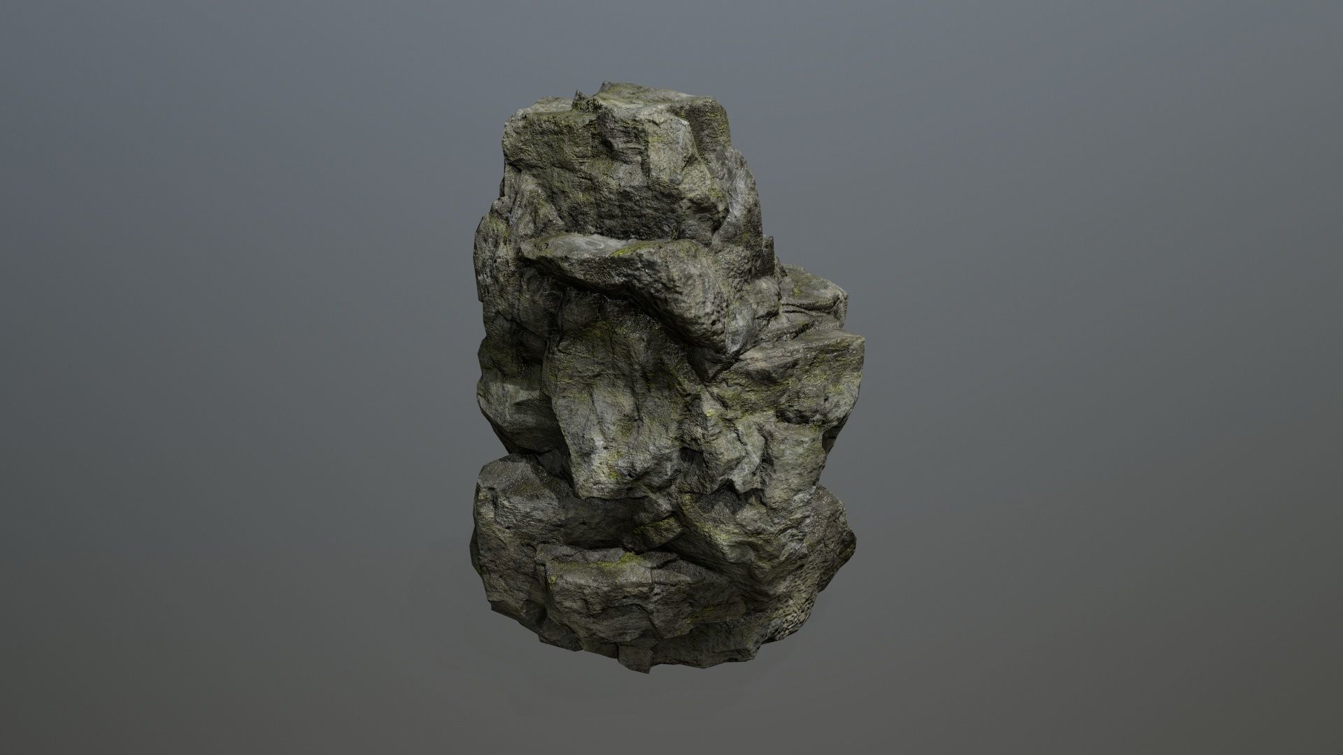 rocks rock Low-poly 3D model_26