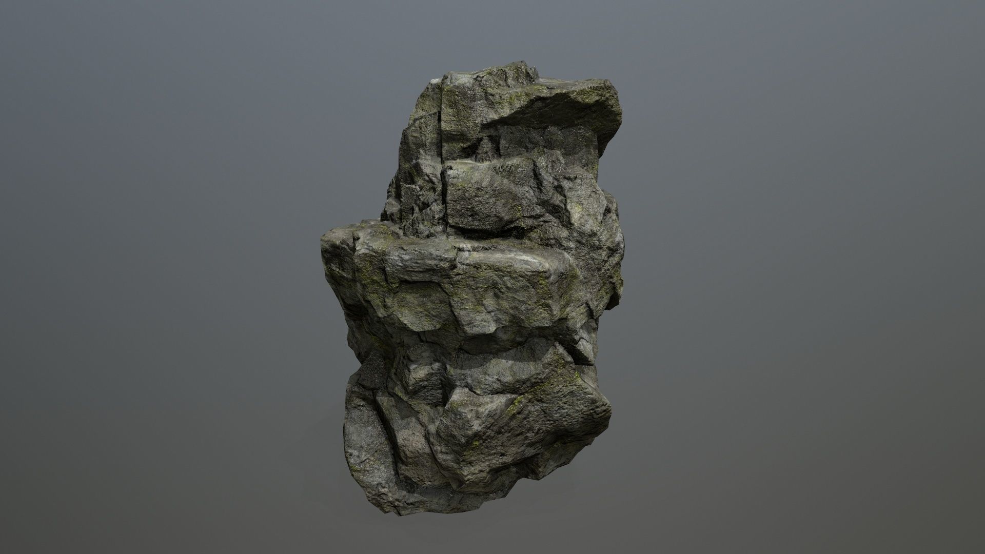 rocks rock Low-poly 3D model_24