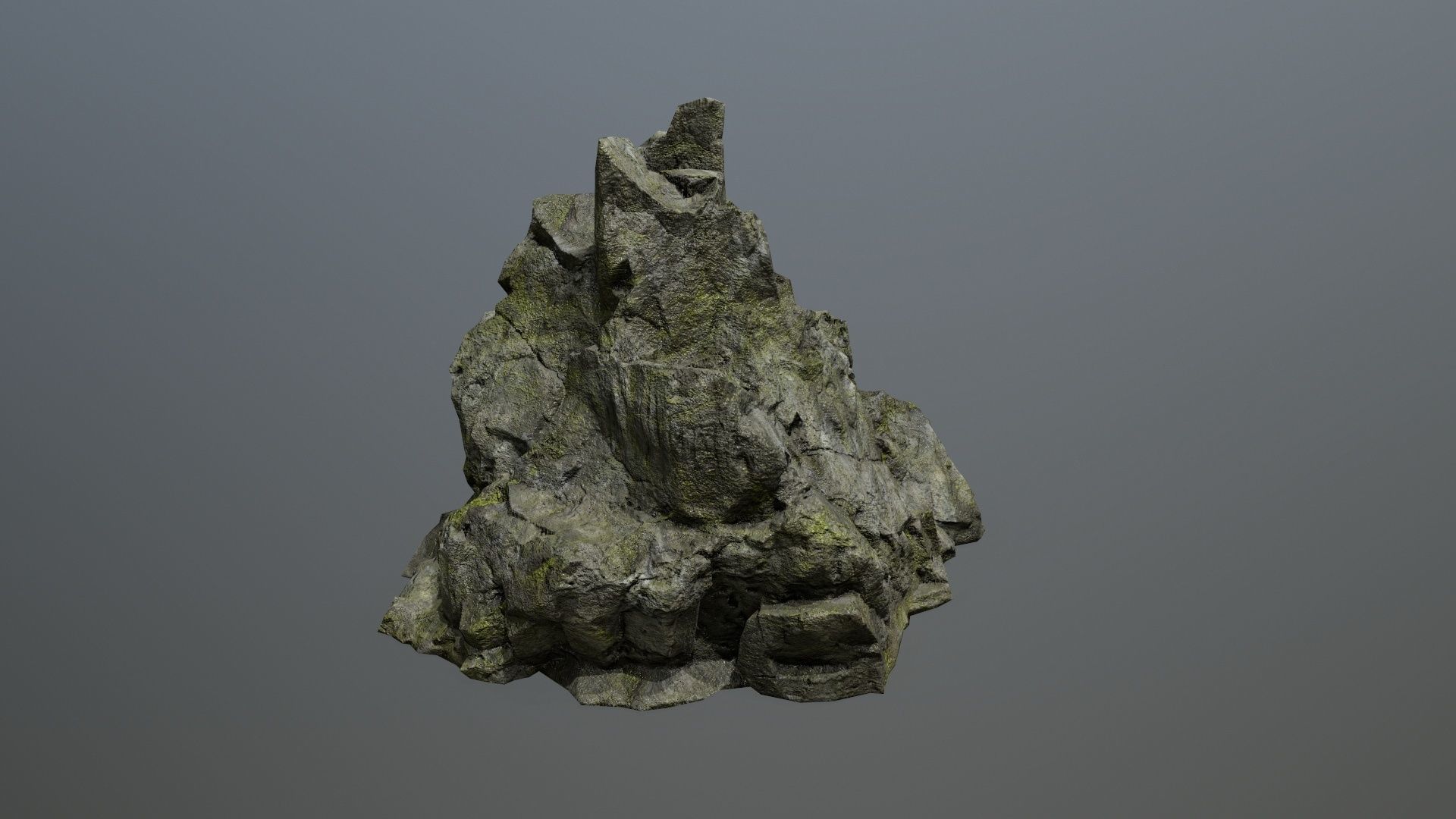 rocks rock Low-poly 3D model_10