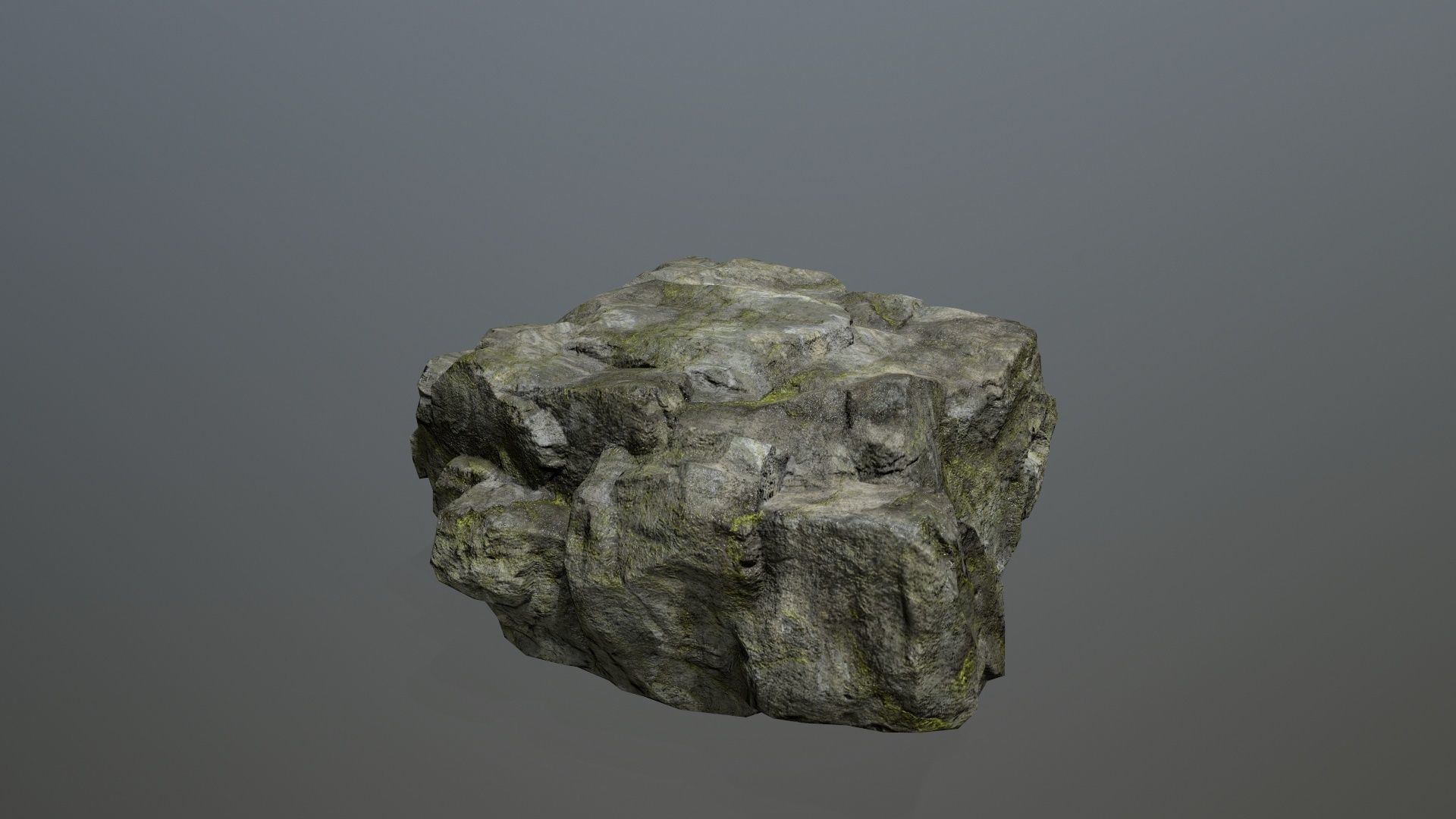 rocks rock Low-poly 3D model_20