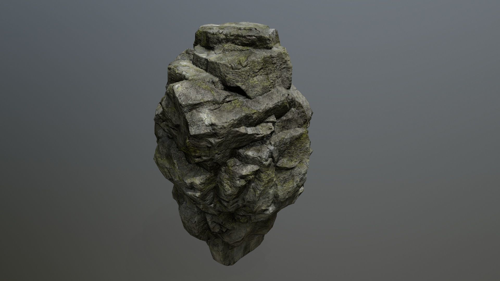 rocks rock Low-poly 3D model_6