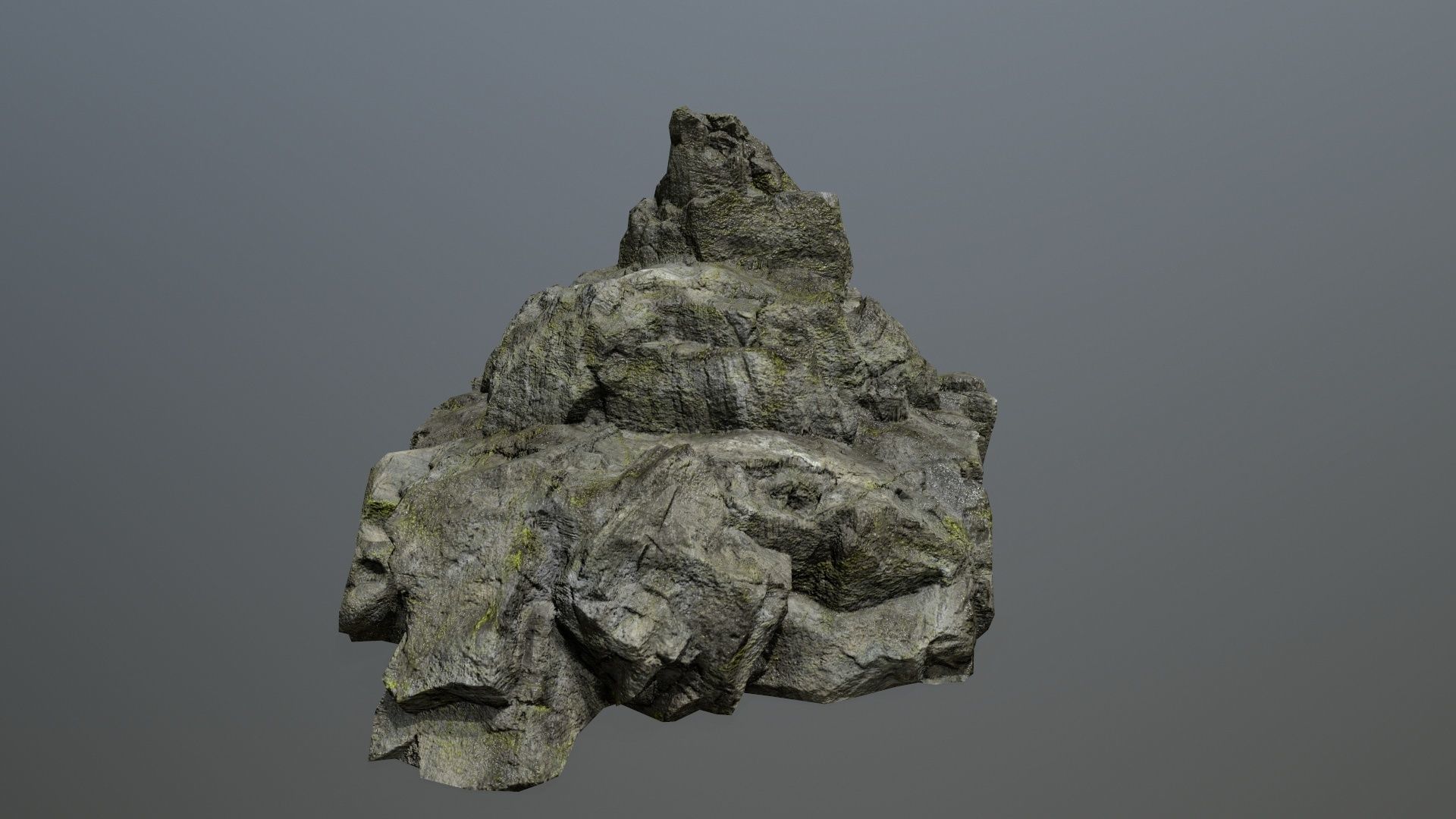 rocks rock Low-poly 3D model_14