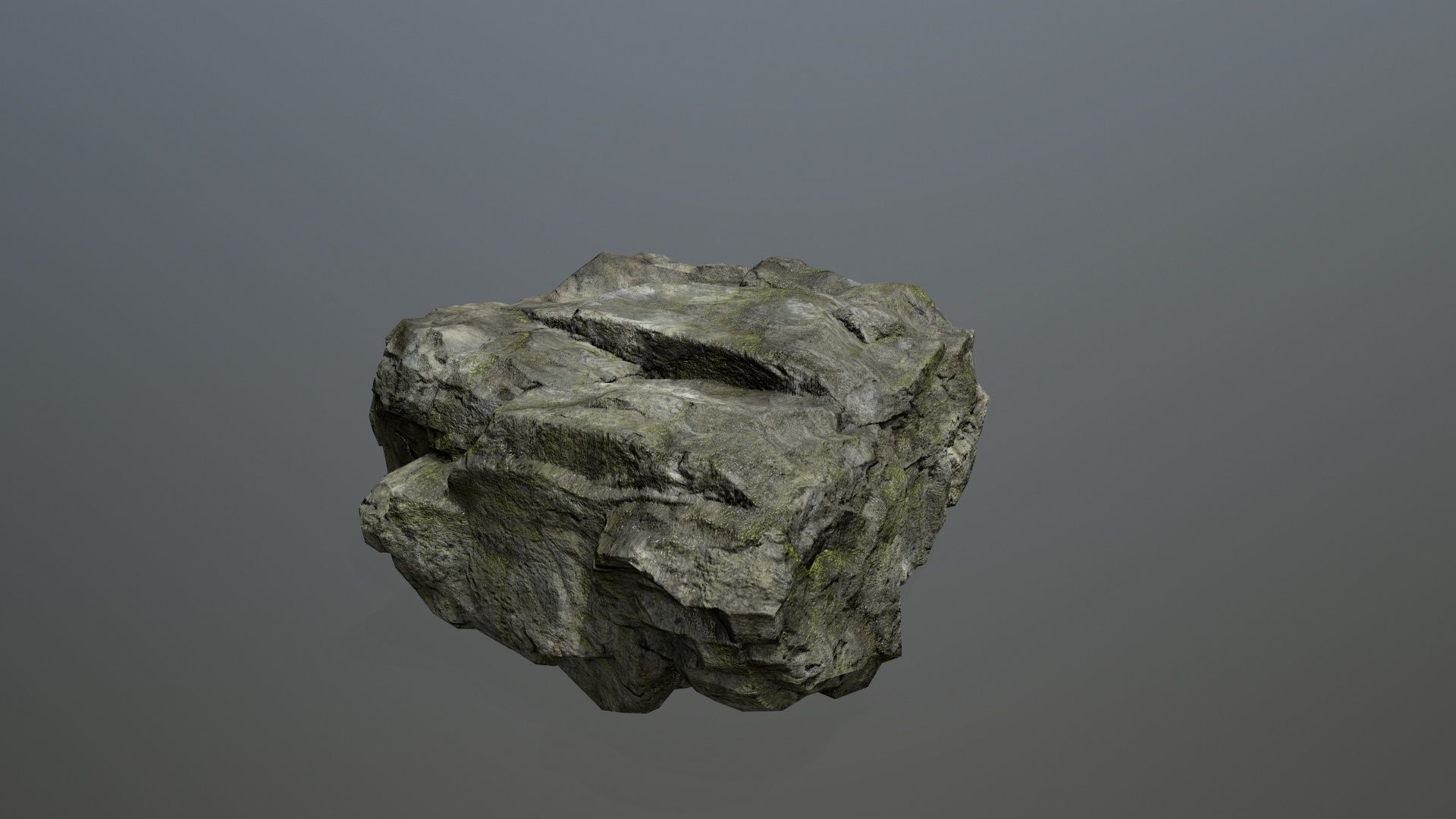rocks rock Low-poly 3D model_18