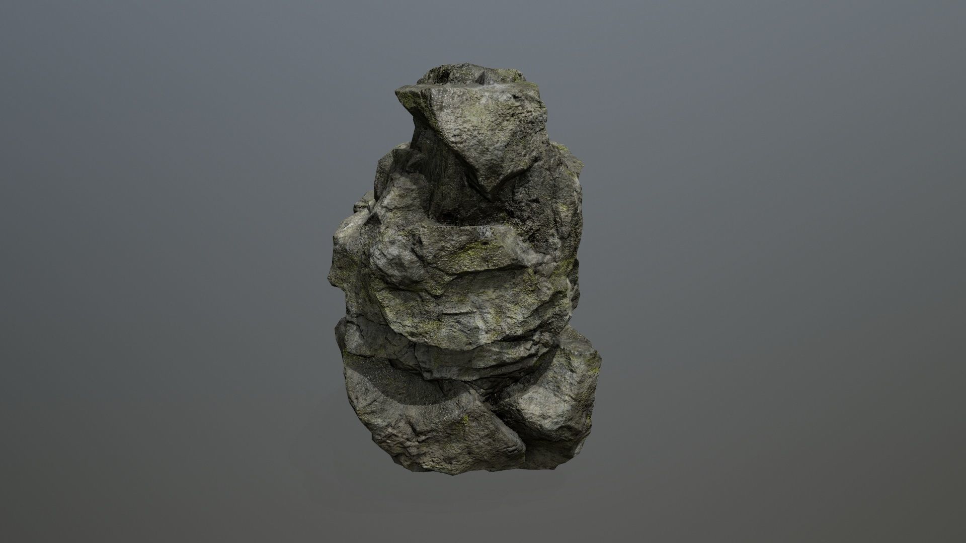 rocks rock Low-poly 3D model_25