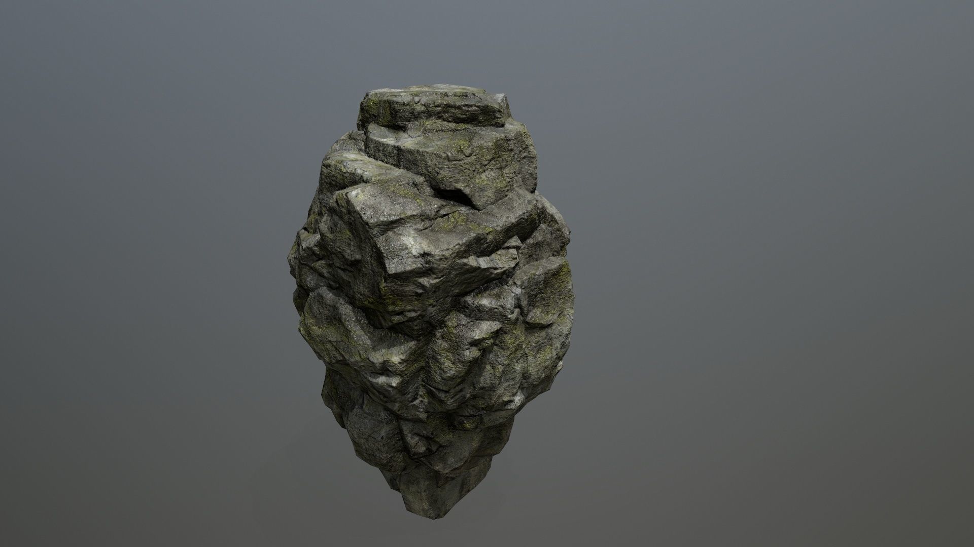 rocks rock Low-poly 3D model_17