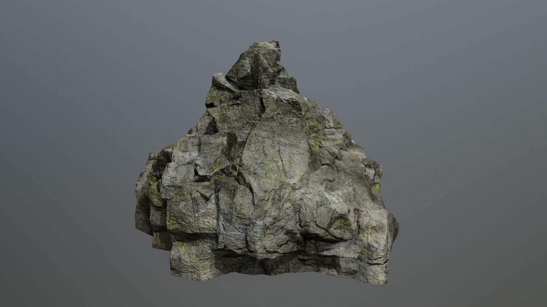 rocks rock Low-poly 3D model_12