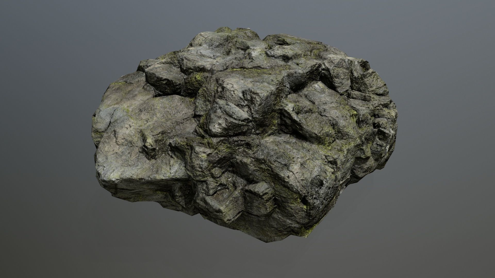 rocks rock Low-poly 3D model_5