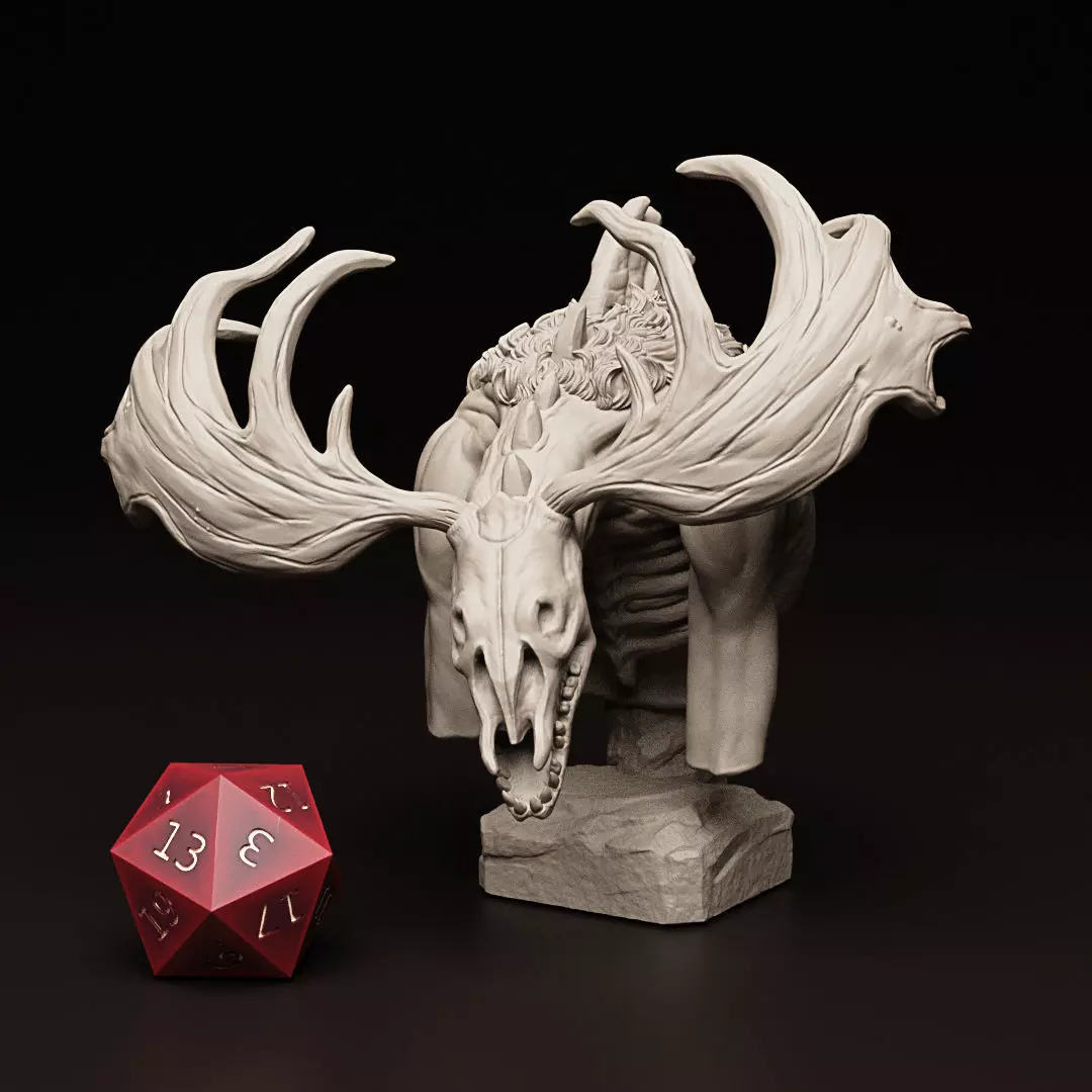 Leshen Bust miniature or statue 3D print model