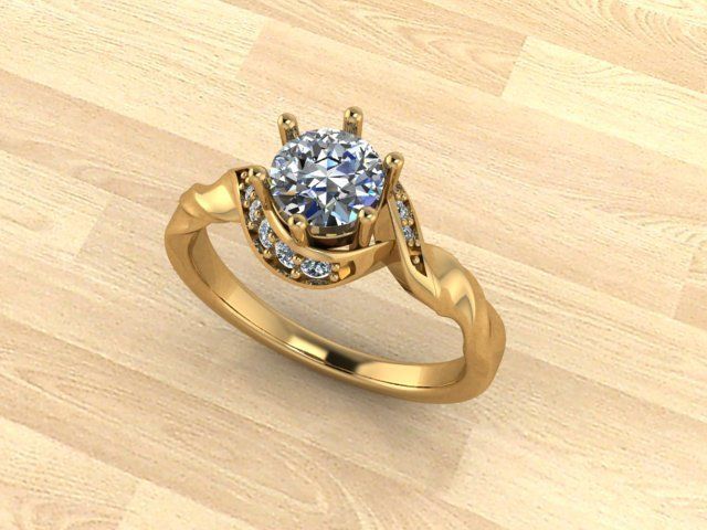 Fashion Ring 3D print model_1