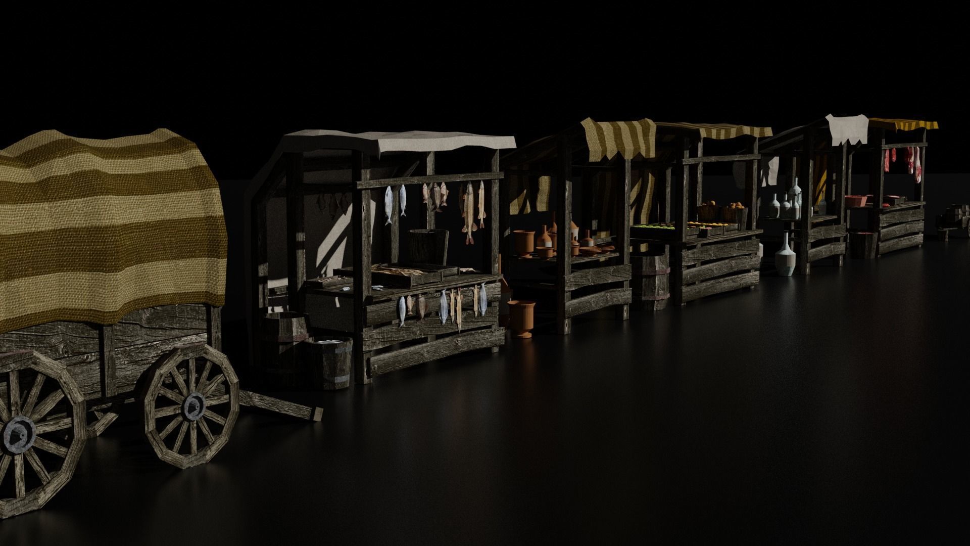 medieval knight Low-poly 3D model_6