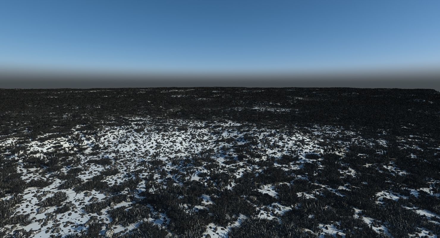 Marshland Swamp 3D model_11