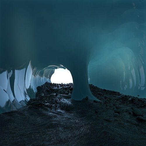 Ice Cave 3D model