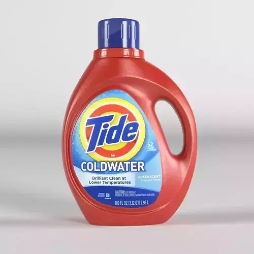 Tide Detergent Bottle 3D model