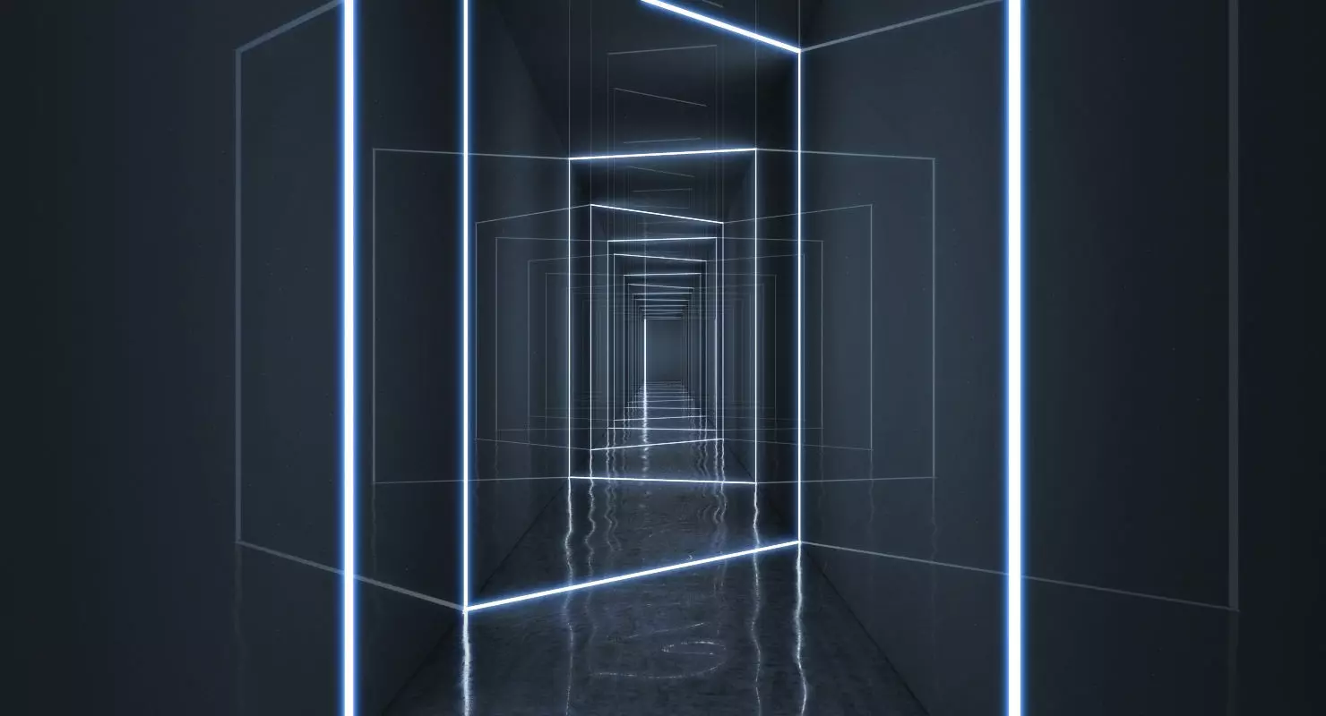 Futuristic Corridor 13 3D model