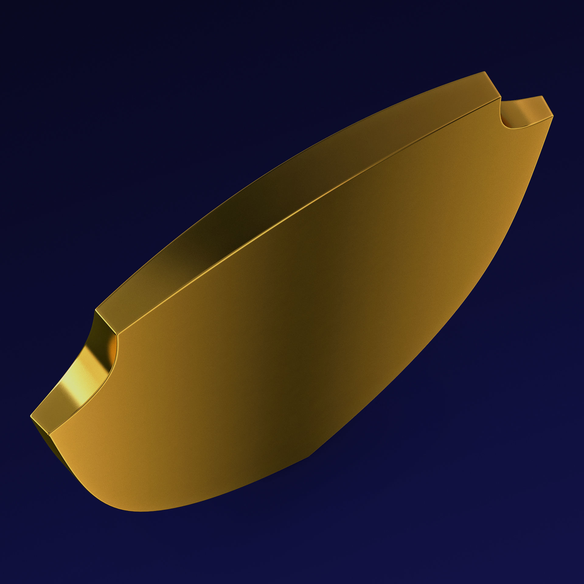 Coat of Arms of Ukraine M 2 3D model_7