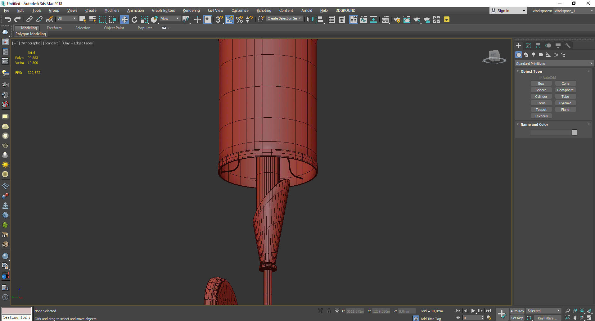 Tate Sconce Low-poly 3D model_4