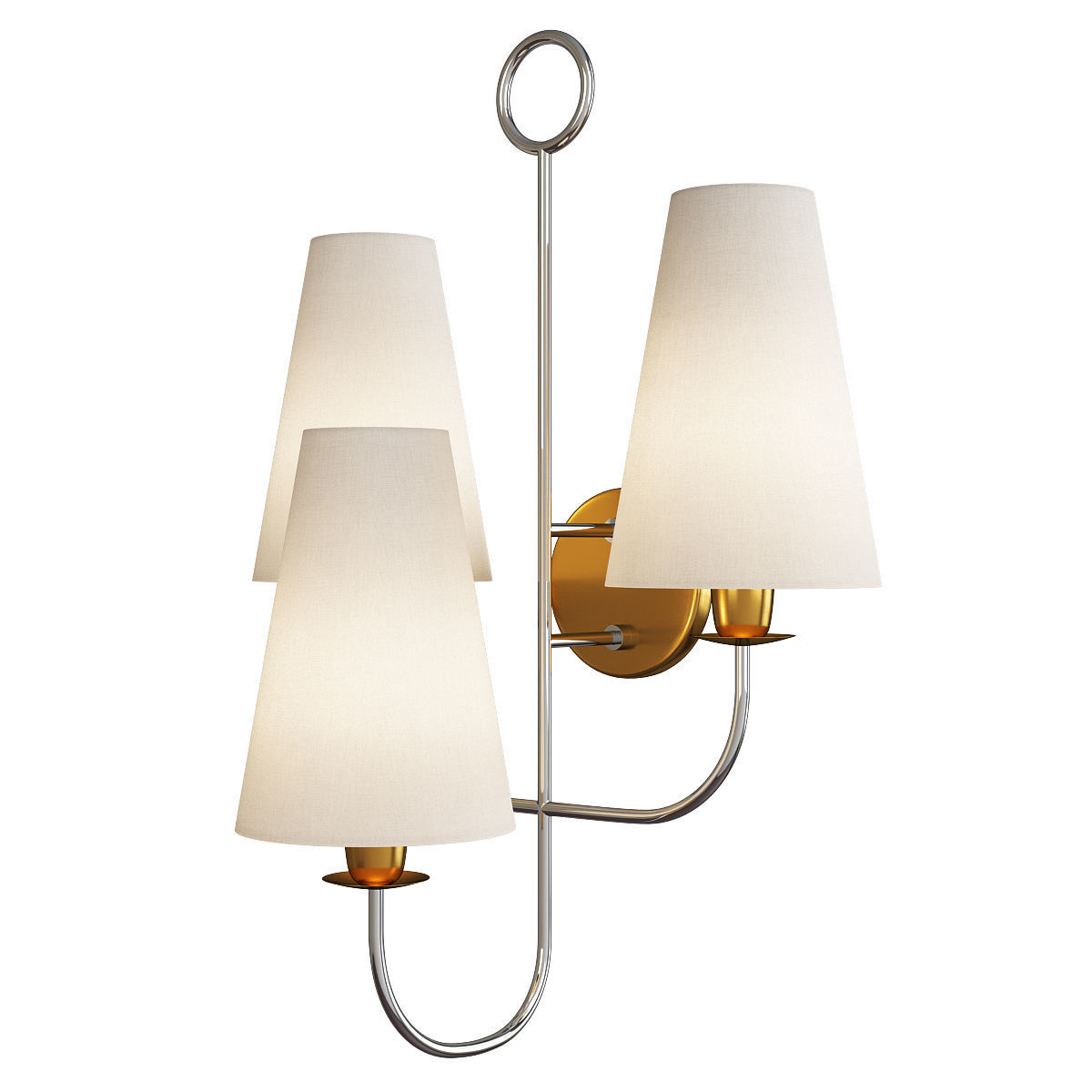  Toya Sconce Low-poly 3D model_1