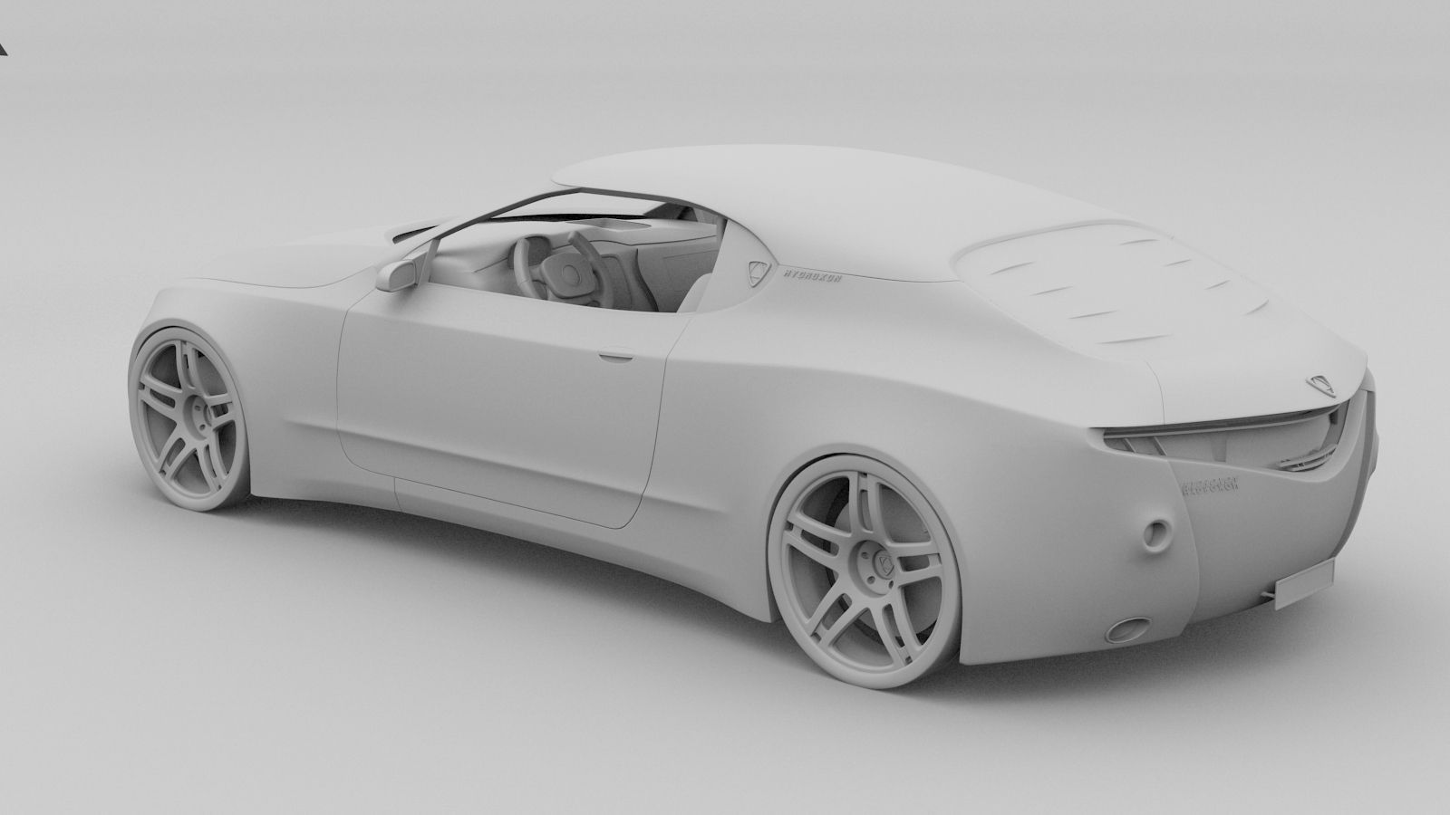 Affekta Hydroxon Sport Car Concept 3D model_11