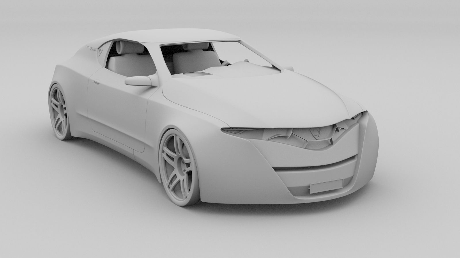 Affekta Hydroxon Sport Car Concept 3D model_10