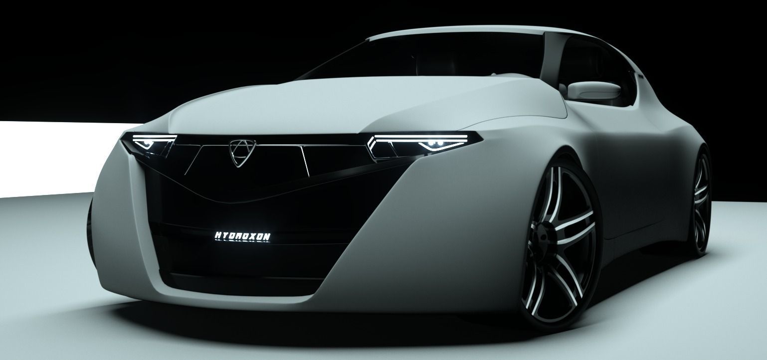 Affekta Hydroxon Sport Car Concept 3D model_13