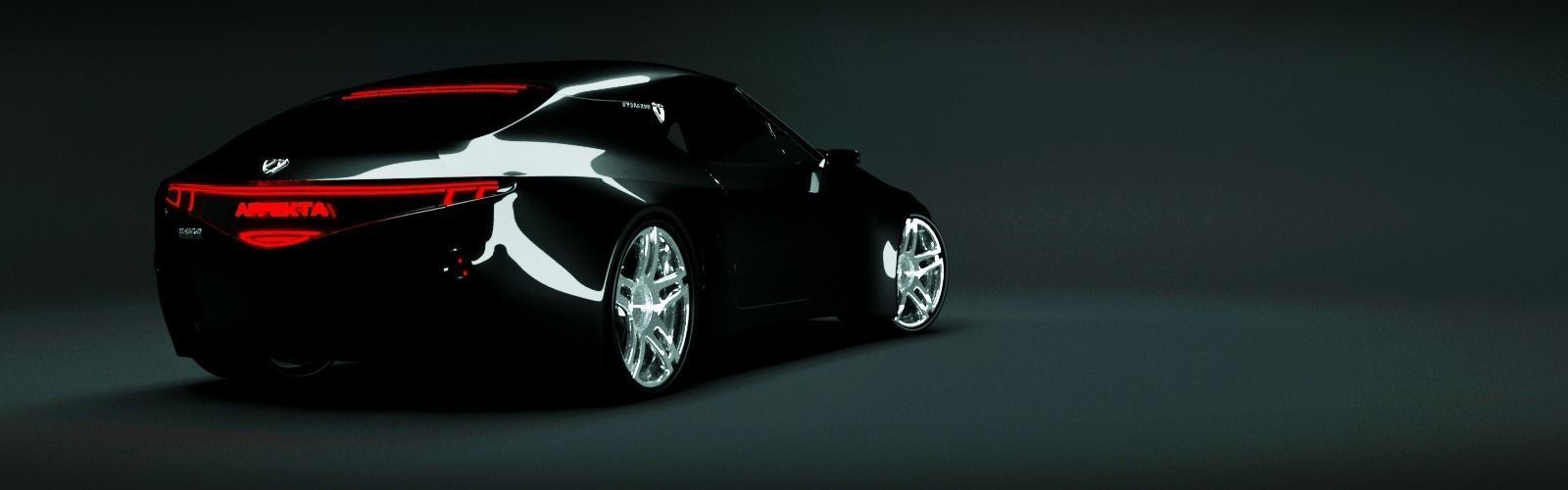 Affekta Hydroxon Sport Car Concept 3D model_8