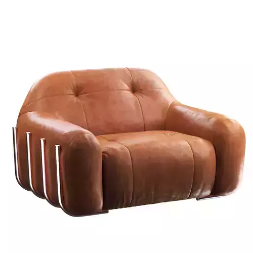 BRACE LEATHER CHAIR