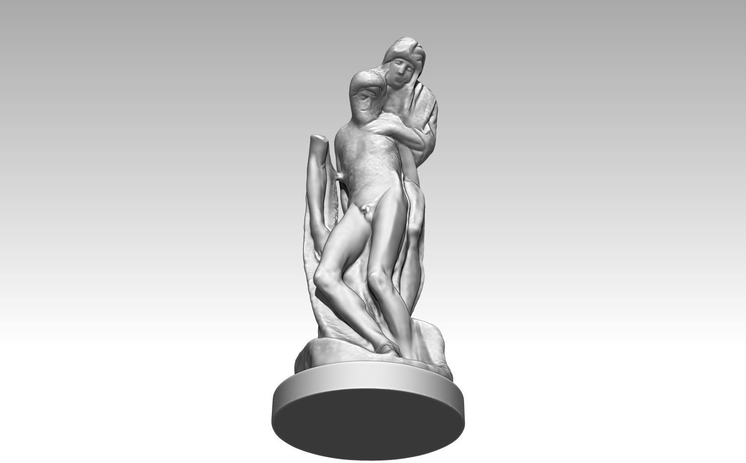 all  pieta michelangelo  vatican  bandini rondandini  palestrina 3D print model_32