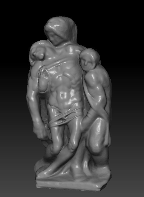 all  pieta michelangelo  vatican  bandini rondandini  palestrina 3D print model_22