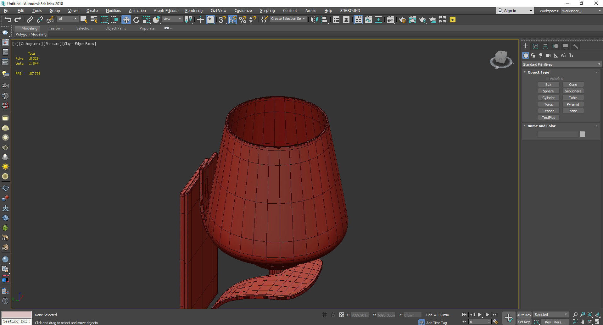 Antasia Wall Sconce Low-poly 3D model_4