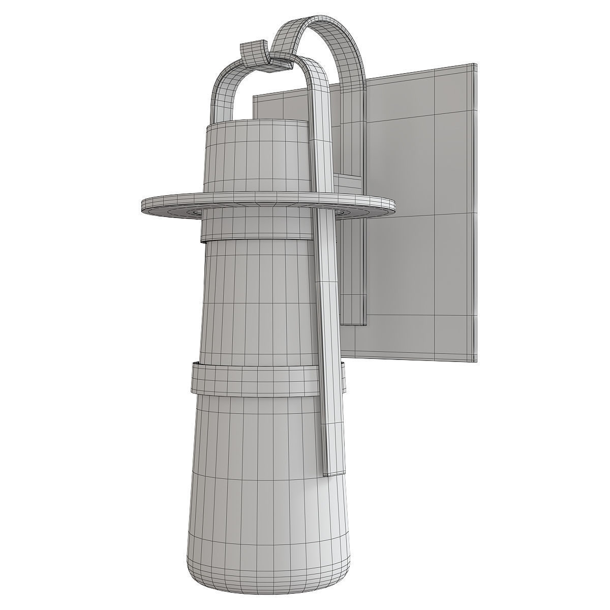 Balthus LED Indoor Low-poly 3D model_1