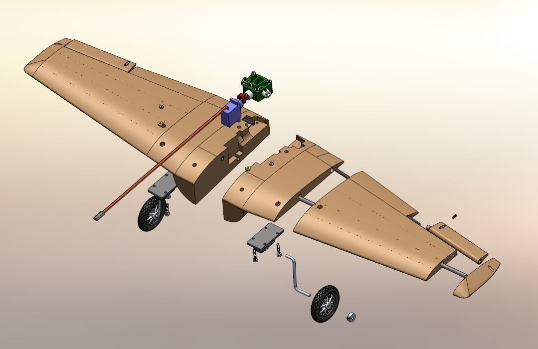 RC Ready Hellcat Mini V1 3D print model_41