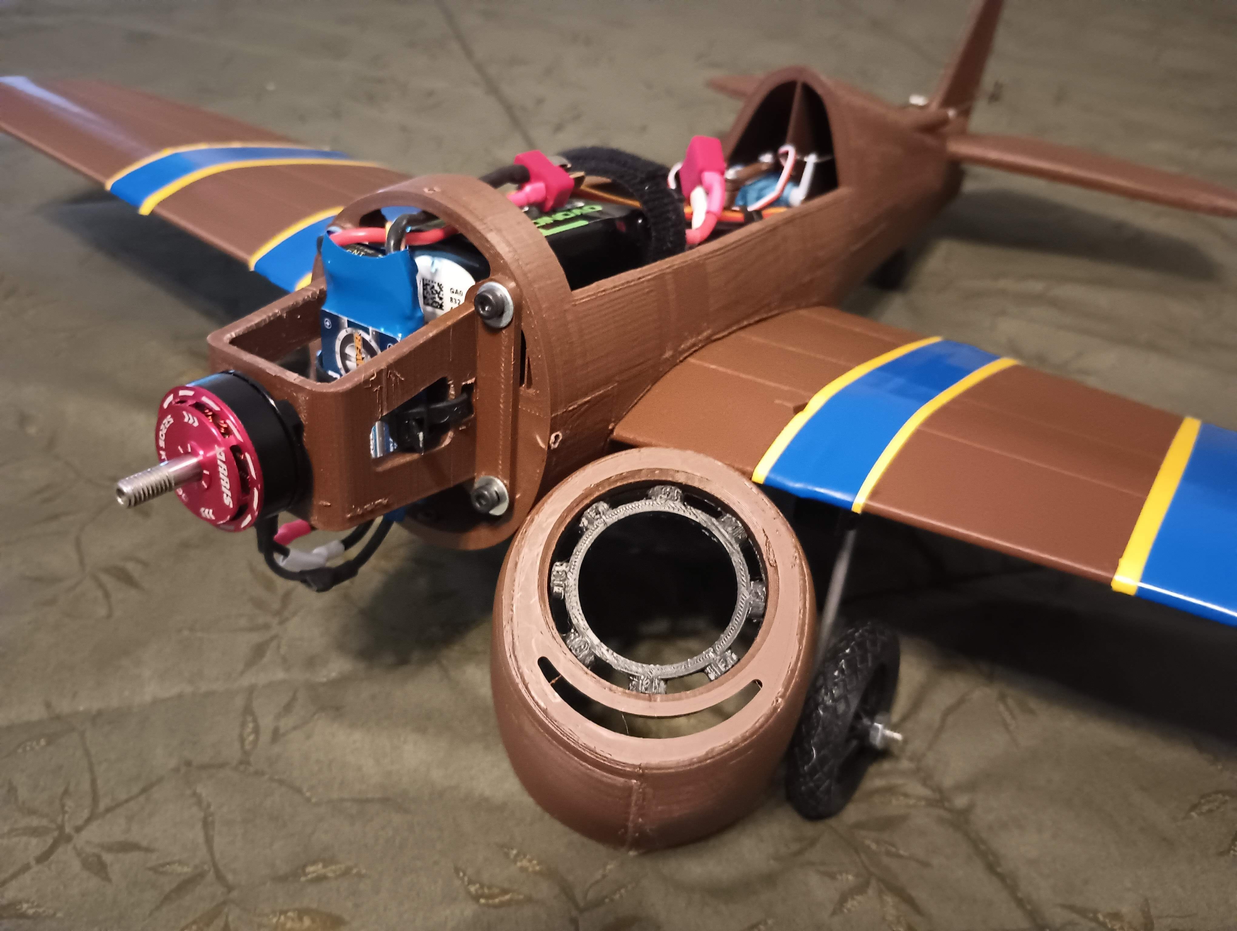 RC Ready Hellcat Mini V1 3D print model_32