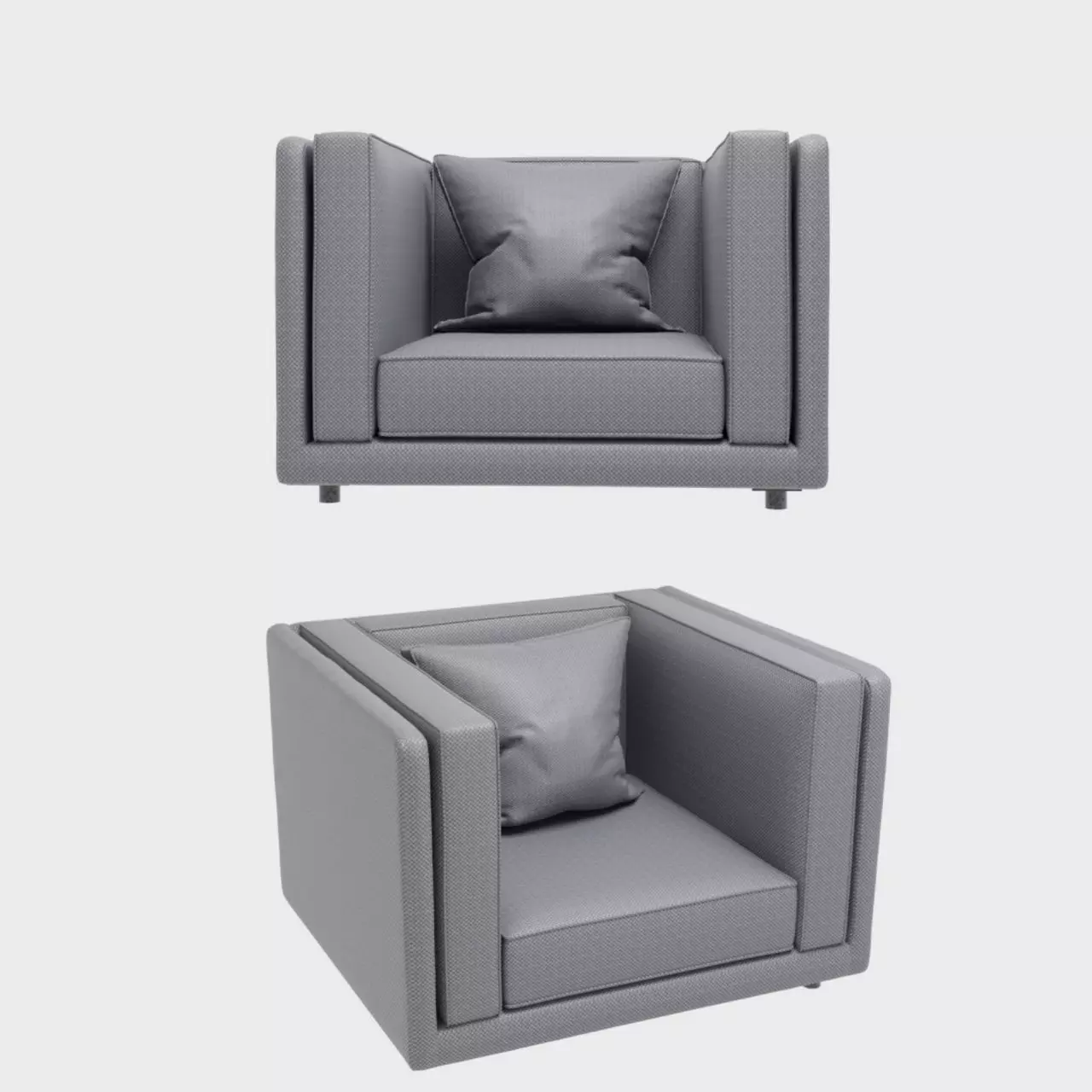 sofa modern 3D model_0