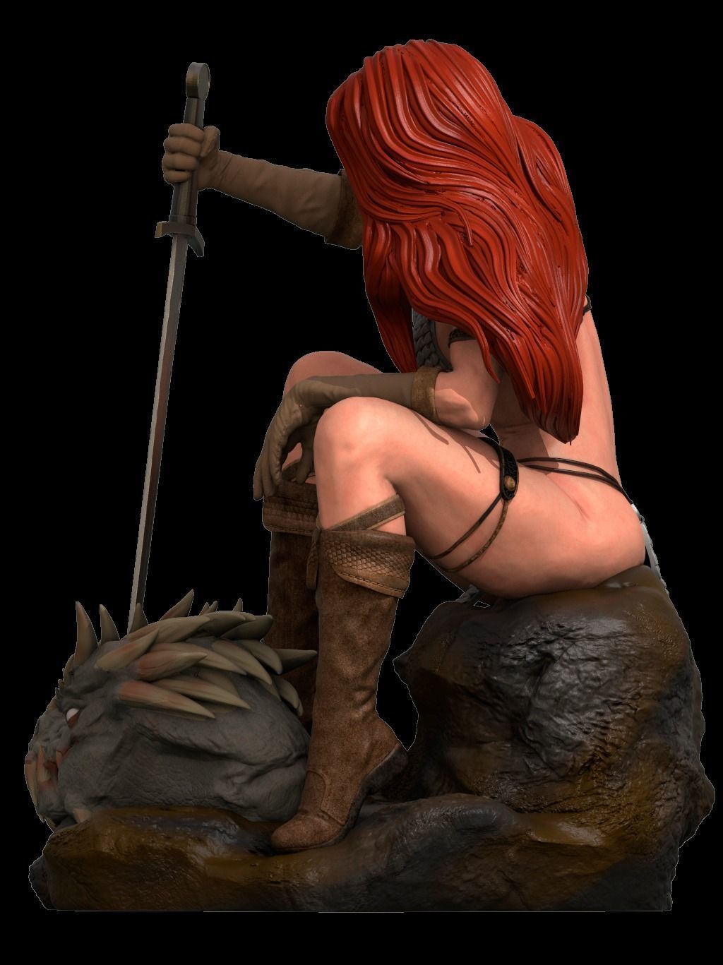 Red Sonja 3D Print 3D print model_4