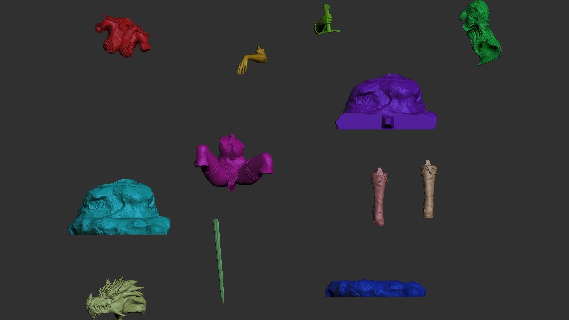 Red Sonja 3D Print 3D print model_9