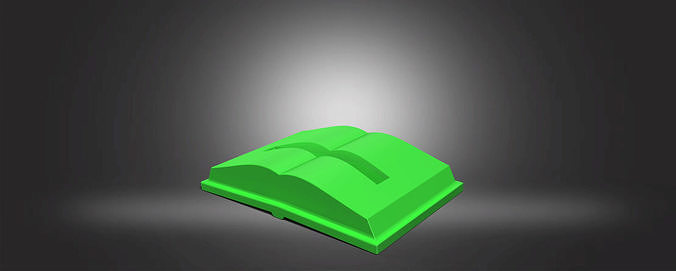Cellphone Stand Book Shaped 3D print model
