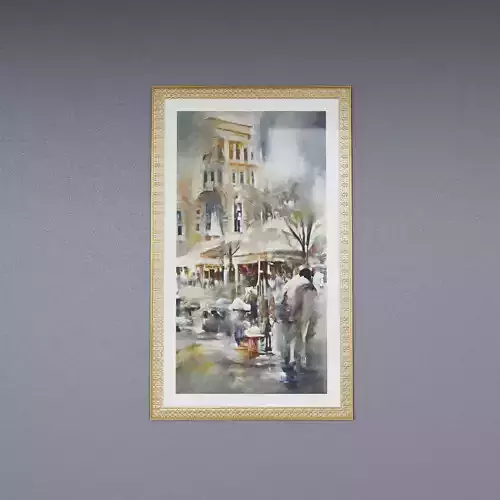 Framed Watercolor Painting 2