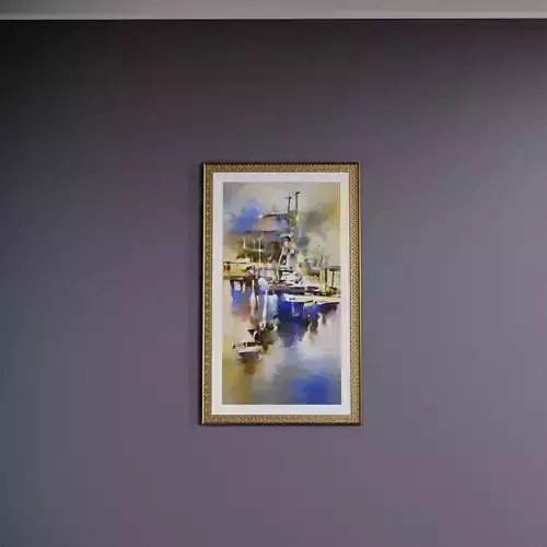 Framed Watercolor Painting 3