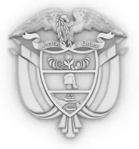 Escudo de Colombia 3d model - Coat of Arms Colombia 3D print model