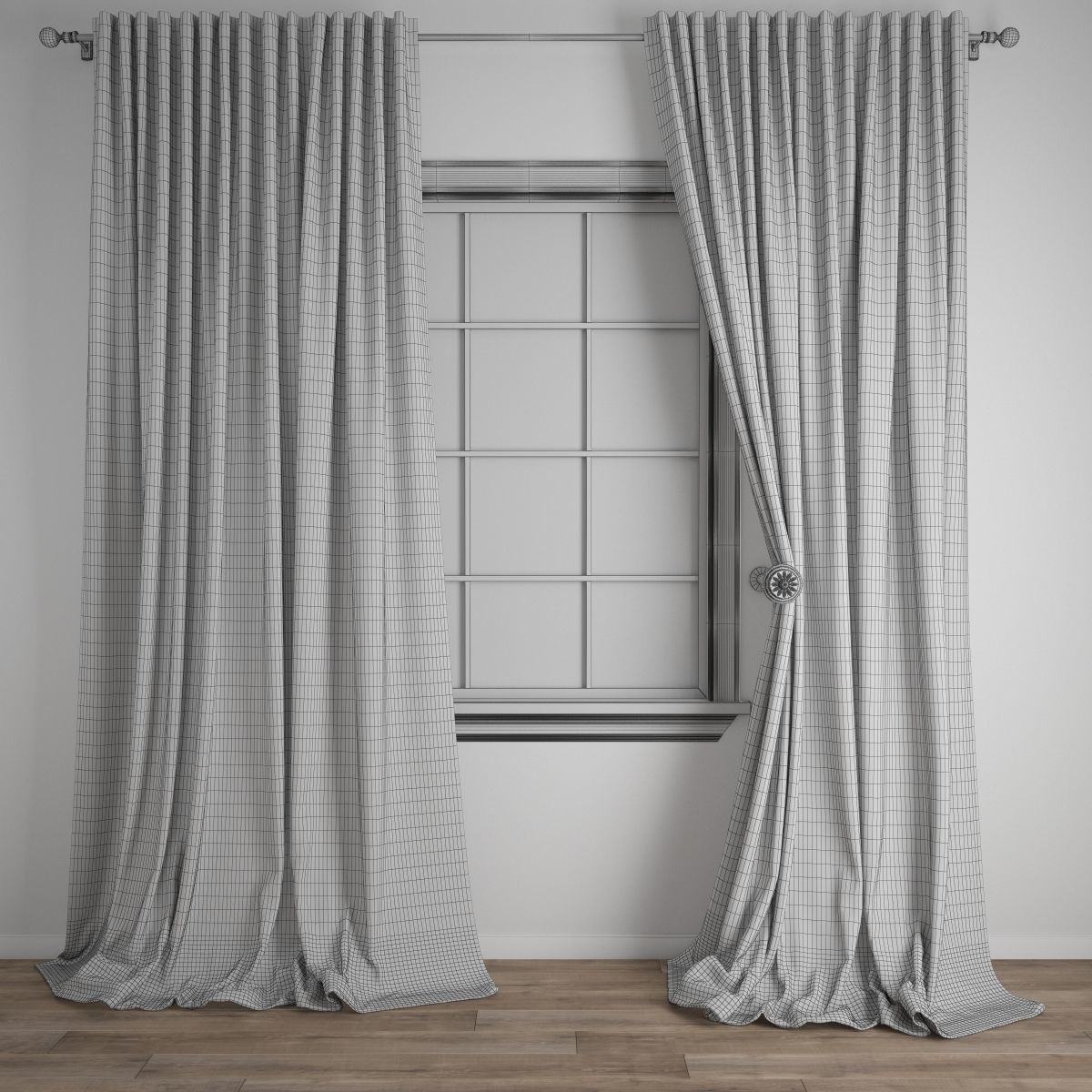 Curtain 525 3D model_5