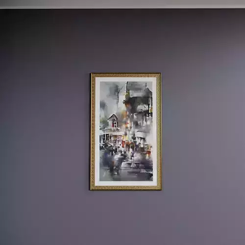 Framed Watercolor Painting 4