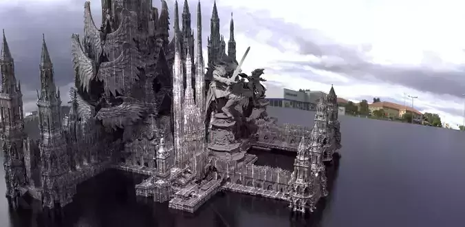 Lycan Werewolf Arch City 3 Kitbash 2