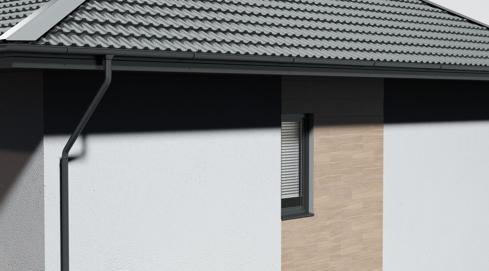 Townhouse house 3D model_8