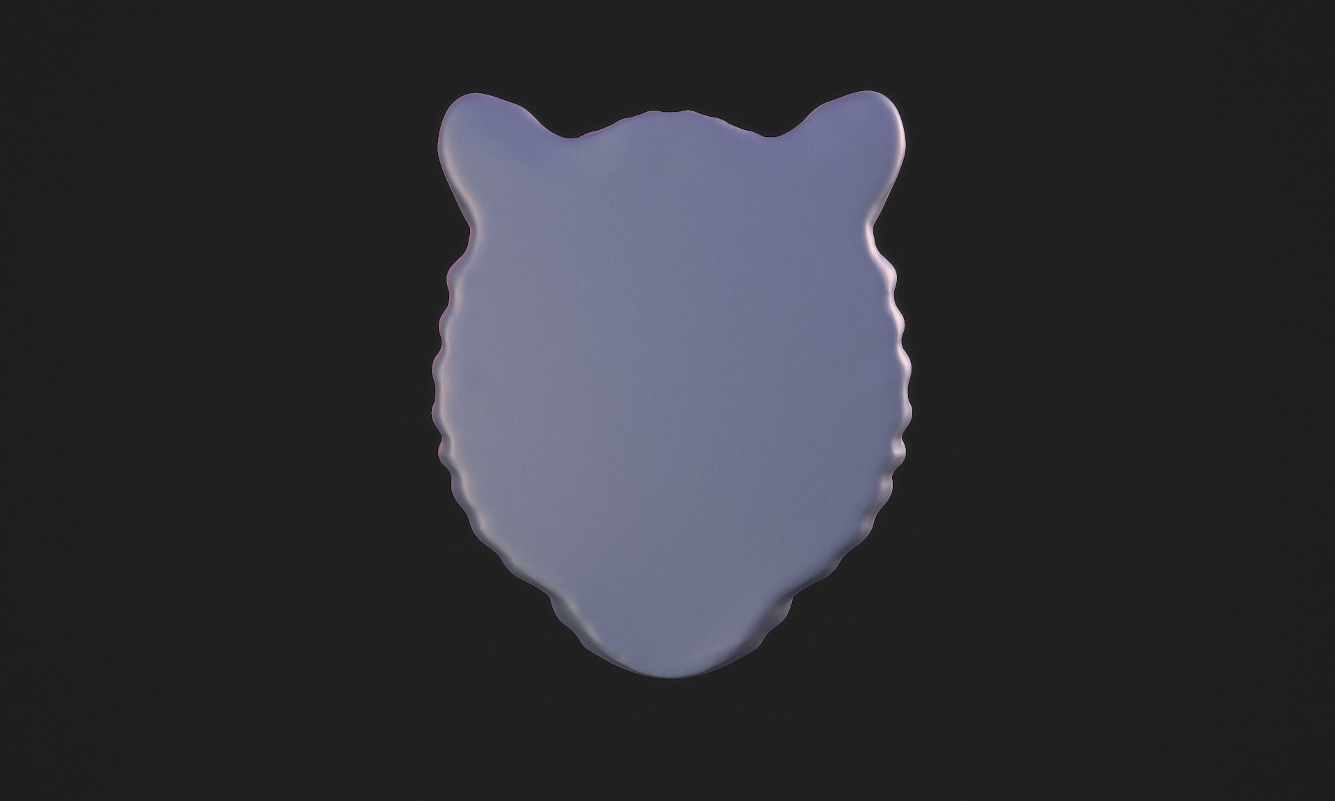 Tiger Pendant - Wild Cat Head 3D print model_12