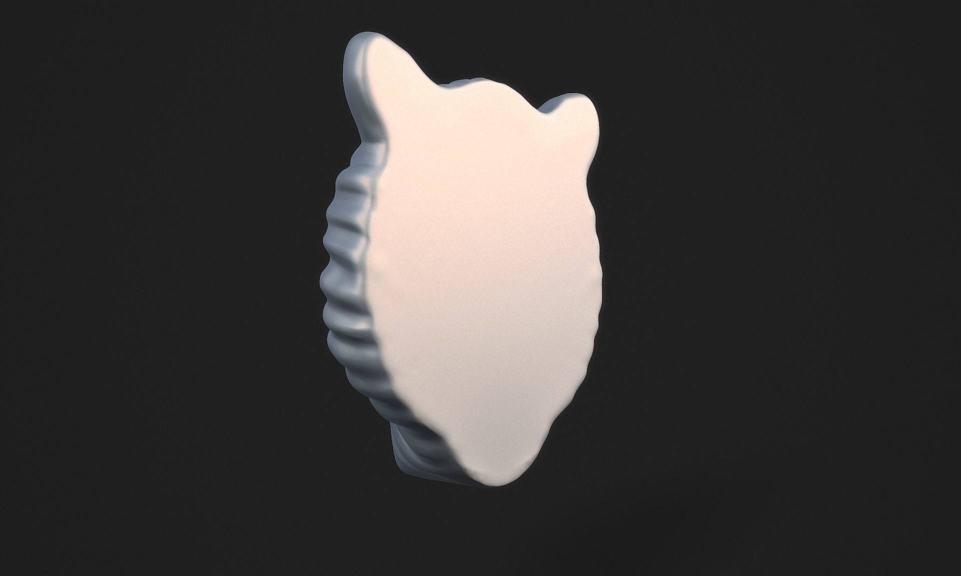 Tiger Pendant - Wild Cat Head 3D print model_5