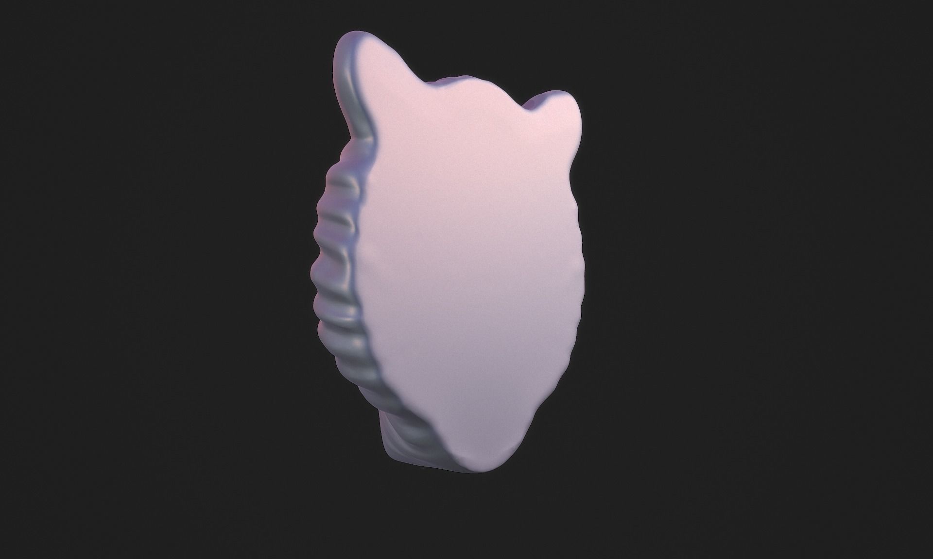 Tiger Pendant - Wild Cat Head 3D print model_13