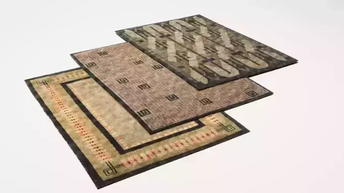 RUG CARPET WOOL INTERIOR MODEL