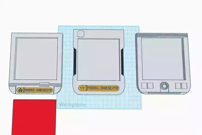 Star trek Combadge display frames 3D print model